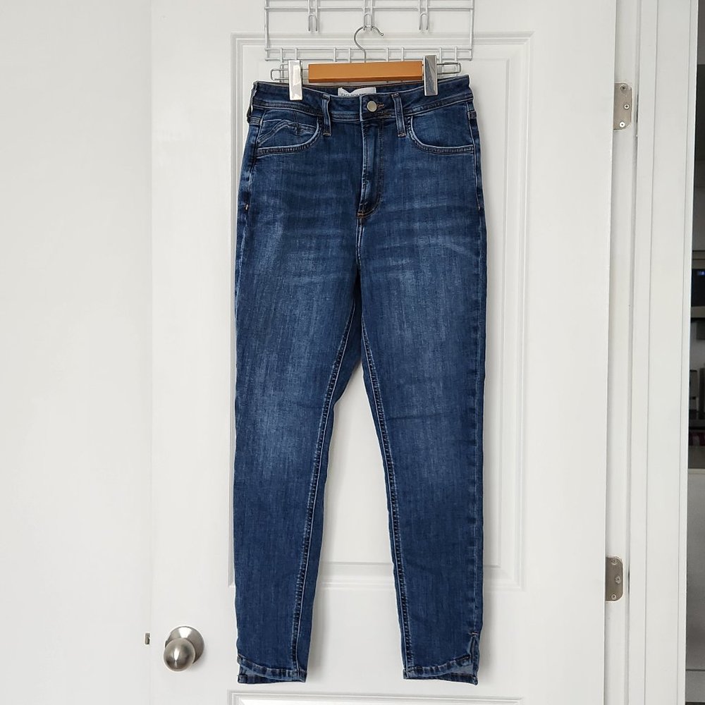 Deluxe Super Stretch High Rise Skinny Jean - Medium Wash - FASHION NOVA